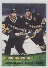2000-01 O-Pee-Chee Combos Penguin Pride ( ) Jaromir Jagr Mario Lemieux HOF 1fa9