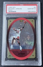 MICHAEL JORDAN PSA 10 1996-97 UPPER DECK UD SPX #8 GOLD DIE CUT BULLS HOF