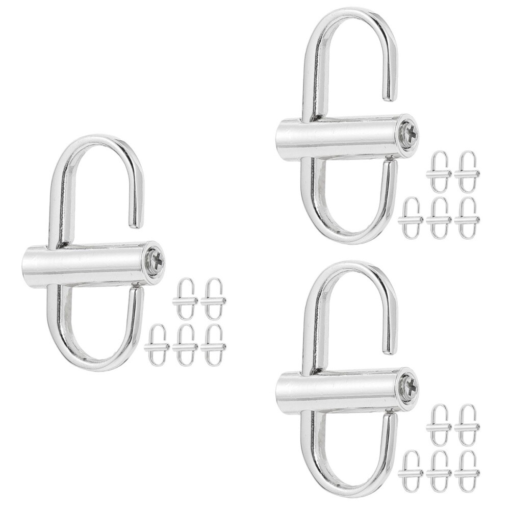 18 pcs Bag Strap Adjustment Buckles Bag Metal Buckles Multipurpose DIY