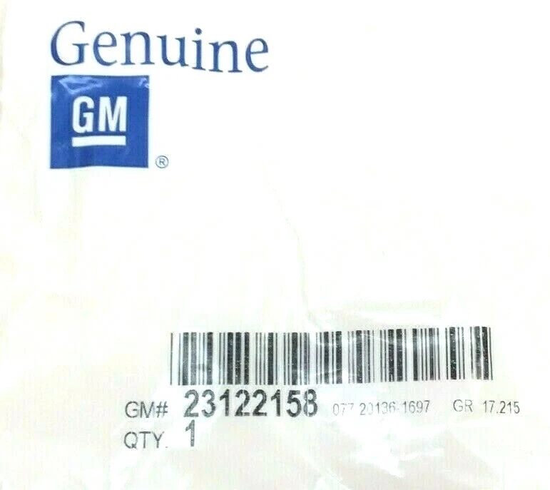 2015-2021 GMC Canyon porta traseira escotilha cromada vermelha placa de identificação emblema novo OEM - Imagem 4 de 4