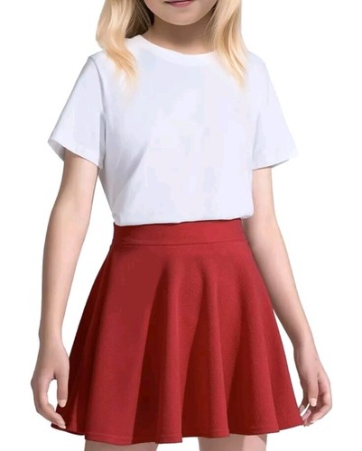 KEREDA Girls Casual Mini High Waist Stretchy Flared Pleated Skirt Size 12-13 - Picture 9 of 11