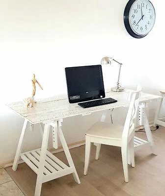 Whitewashed Office Desk Desks Gumtree Australia Wyong