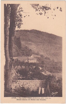 E0296 LA LOUVESC - MONT CHAIX ET L'HÔTL DES GENÊTS