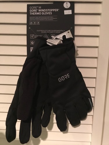 GORE WINDSTOPPER THERMO GLOVES. SIZE 