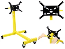 Foldable Engine Stand 1000LBS Motor Hoist Dolly 360° Adjustable Mounting Head