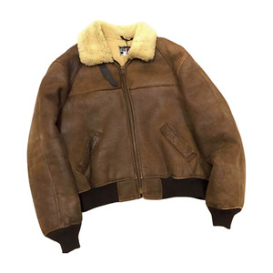 ジャケット・アウター 80s schott B-6 mouton flight jacket 42 80s Schott B-6 mouton flight jacket, size 42