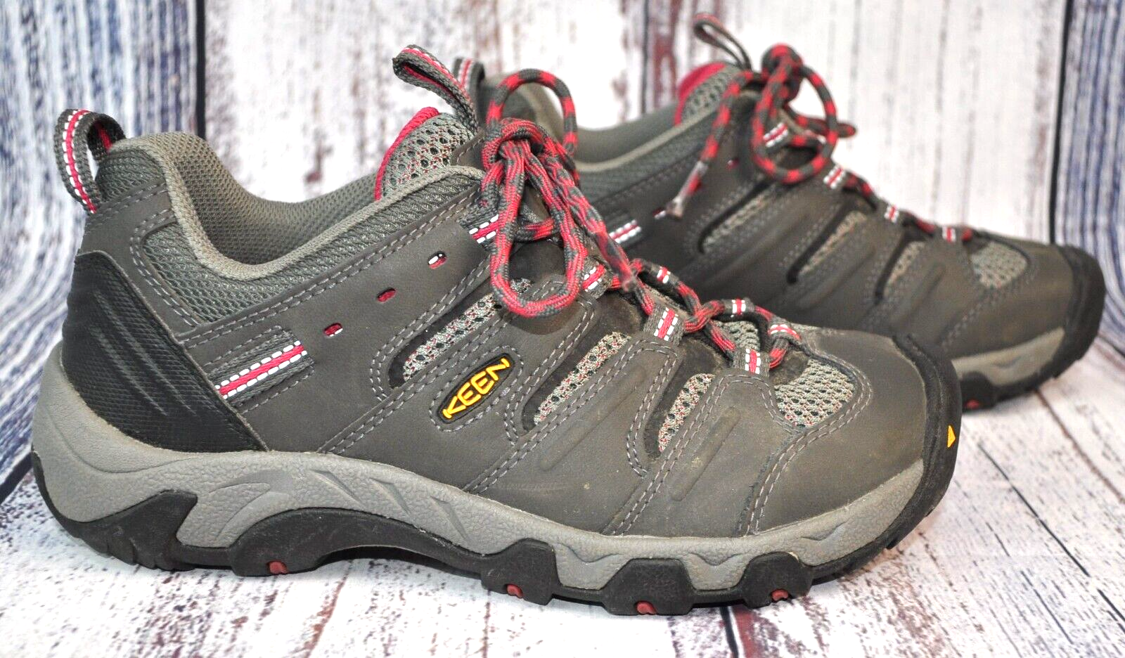 Scarpe da trekking Keen Koven Oakridge 1011280 da donna taglia 6 grigio rosso