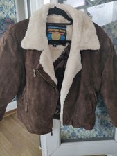 Vintage Suede Aviator Jacket