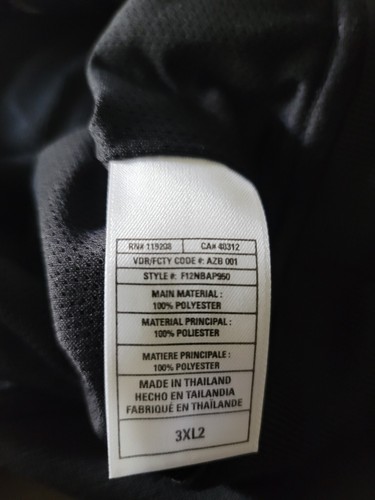 Los Angeles Clippers Adidas Jacket NBA Basketball Black Mens 3xl - Picture 10 of 10