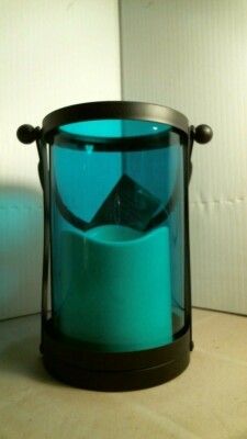 Smart Garden 84053-LC Aqua Glass Cylinder LED Candle Holder,  FREE SHIPPING