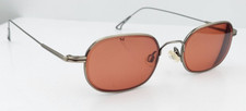 Vintage Boulevard 4123 Gray Oval Metal Sunglasses Korea FRAMES ONLY