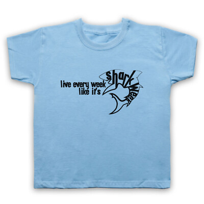30 ROCK INOFFIZIELLES SHARK WEEK TV KOMÖDIE LUSTIG LIVE WIE KINDER KINDER T-SHIRT