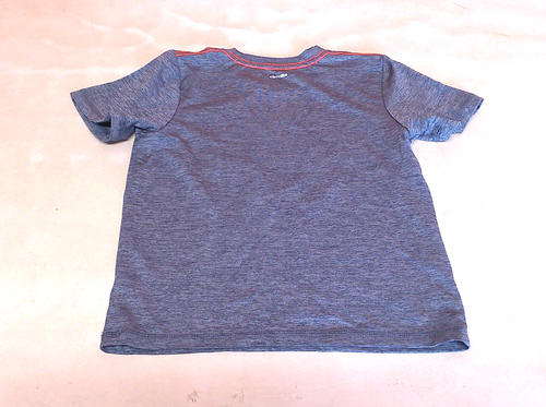 Adidas Climalite Gray & Red Short Sleeve T-Shirt Youth Size 6 - Picture 3 of 4
