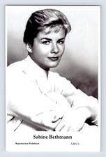 Postcard RPPC Sabine Bethmann Glamour Head Shot Photo 2000s 3.5x5.5 Print 