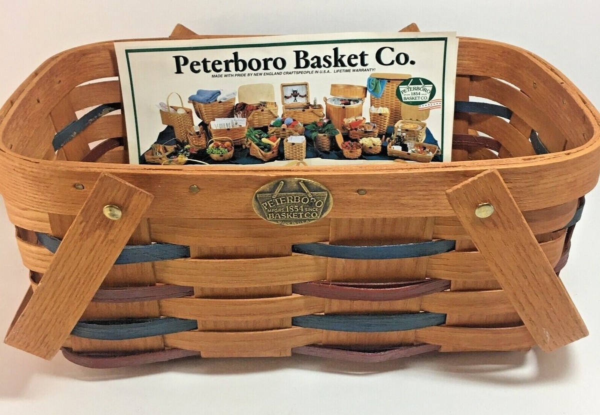 Peterboro Basket Made in USA approximately 13 x 5.5 x 8 | eBay Peterboro Basket Made in USA approximately 13 x 5.5 x 8 | eBay