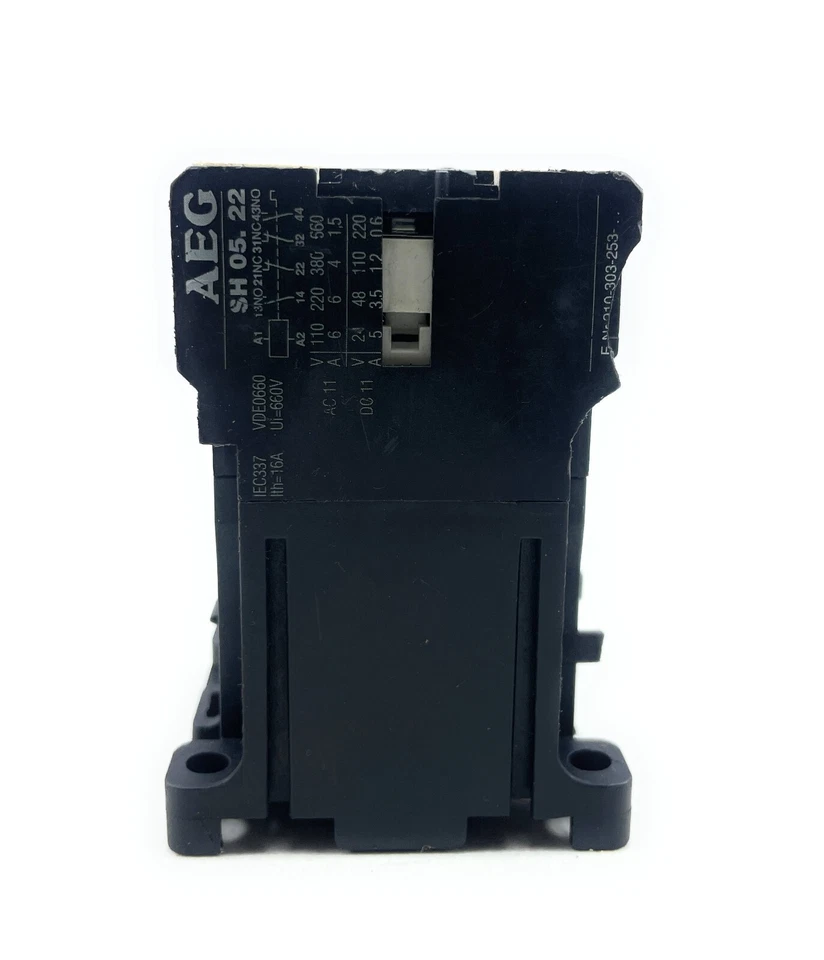 AEG SH05 22E VDE0660 Relay IEC337 lth=16A Ui=660V AC 11 DC 11 - Image 2 of 4