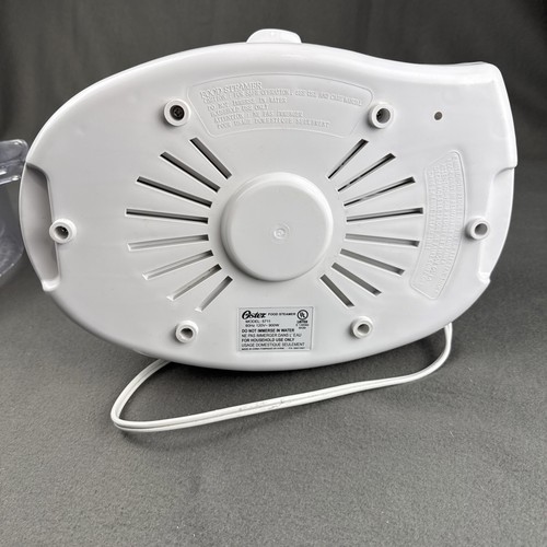 OSTER Double Tiered Food Steamer 6.1 Qt Capacity Model 5711 Working White - Picture 15 of 17