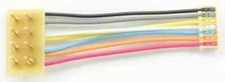 TCS 1398 MC-1" R 7 Pin JST to 8 Pin NMRA Plug 1" Harness Train Control Syste