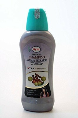 5 PCS AYUR HERBAL SHAMPOO AMLA SHIKAKAI WITH REETHA & Extra Conditioner