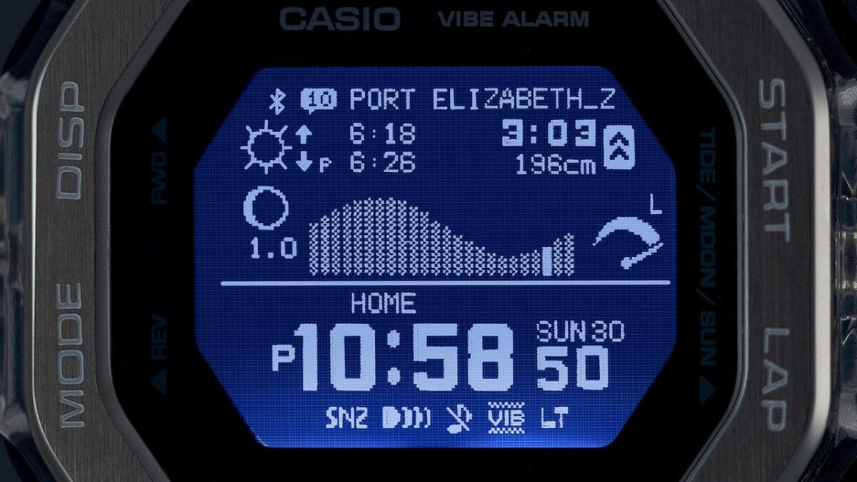 Casio G-Shock G-LIDE GBX-100S-2JF Gleaming Wave Bluetooth Digital