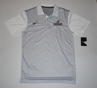 Nike Size Small Gray/White Heisman Trophy Polo Shirt NWT New Tag