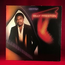 BILLY PRESTON Late At Night 1979 UK vinyl LP Motown promo Syreeta I'm born again