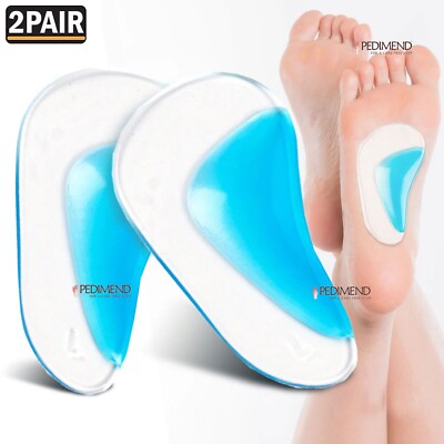 Pedimend™ 4X Arch Support Gel Insoles for Flat Feet and Plantar Fasciitis  Relief UK