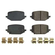 Disc Brake Pad Set-Rear Z17 Low-Dust Ceramic Brake Pads with Hardware Power Stop