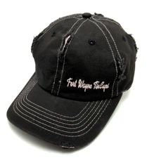FORT WAYNE TIN CAPS hat MiLB distressed style black adjustable cotton cap