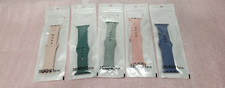 Lot 5 Silicone Sport Band Strap for Apple Watch Series 9 8 7 6 5 4 SE 38/40/41mm