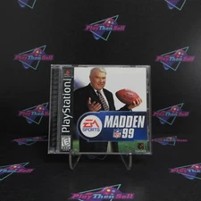 Madden NFL 99 PS1 PlayStation 1 + Reg Card Complete - 1 Year Warranty EX Cond