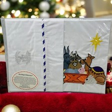 Nativity Christmas Magic Pillowcase Manger Baby Jesus Karen Colvert READ