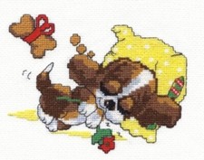 "Sweet Dreams" Unprinted Counted Funny Needlework Cross Stitch Kit 16-10