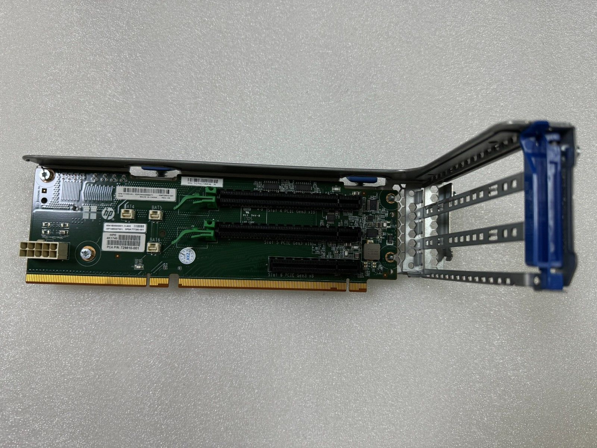 HP ProLiant DL380 Gen9 Secondary PCIe Riser Kit 768343-001 729810
