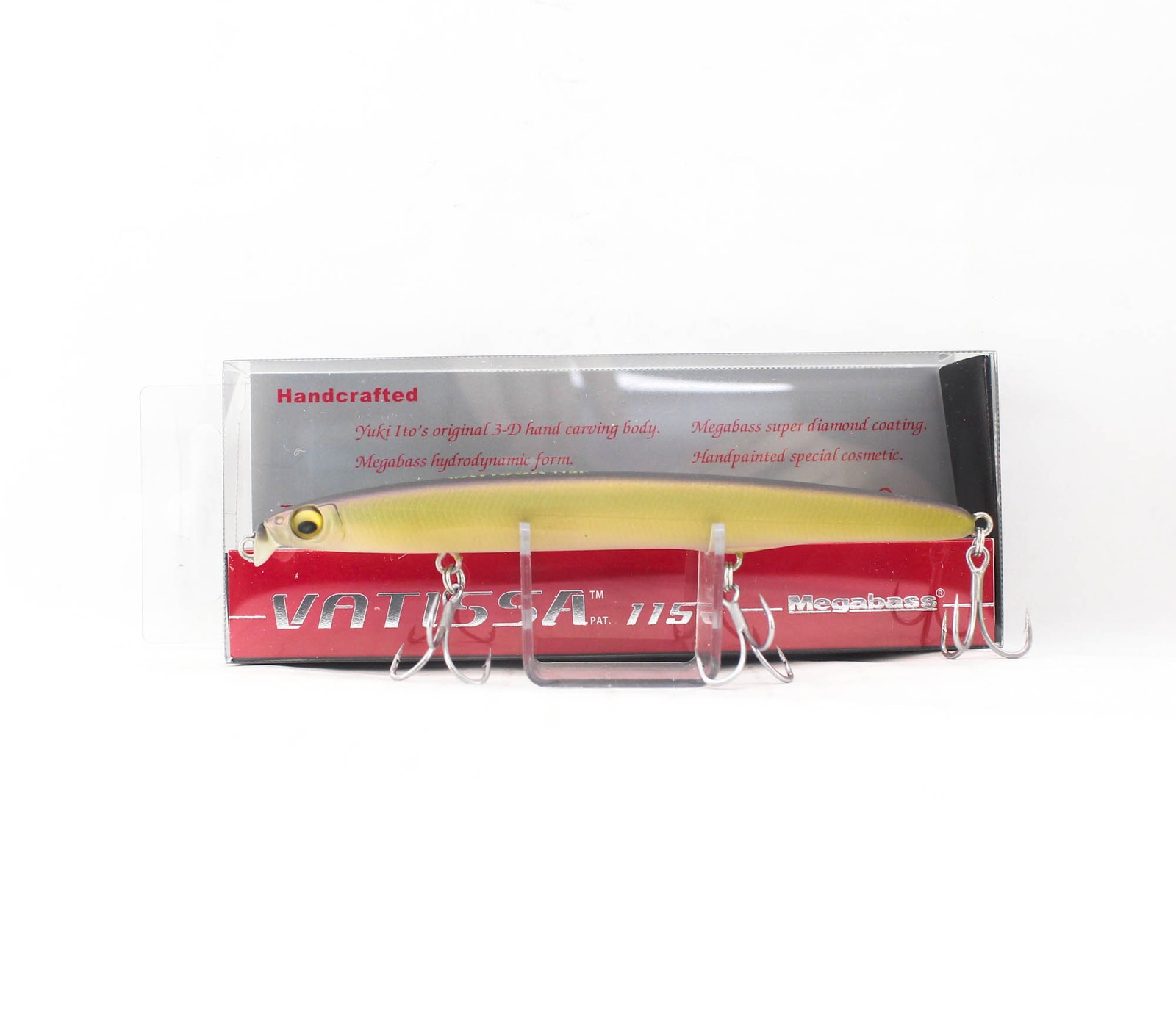Megabass Vatissa 115F Floating Lure Wangan Pearl (9277)