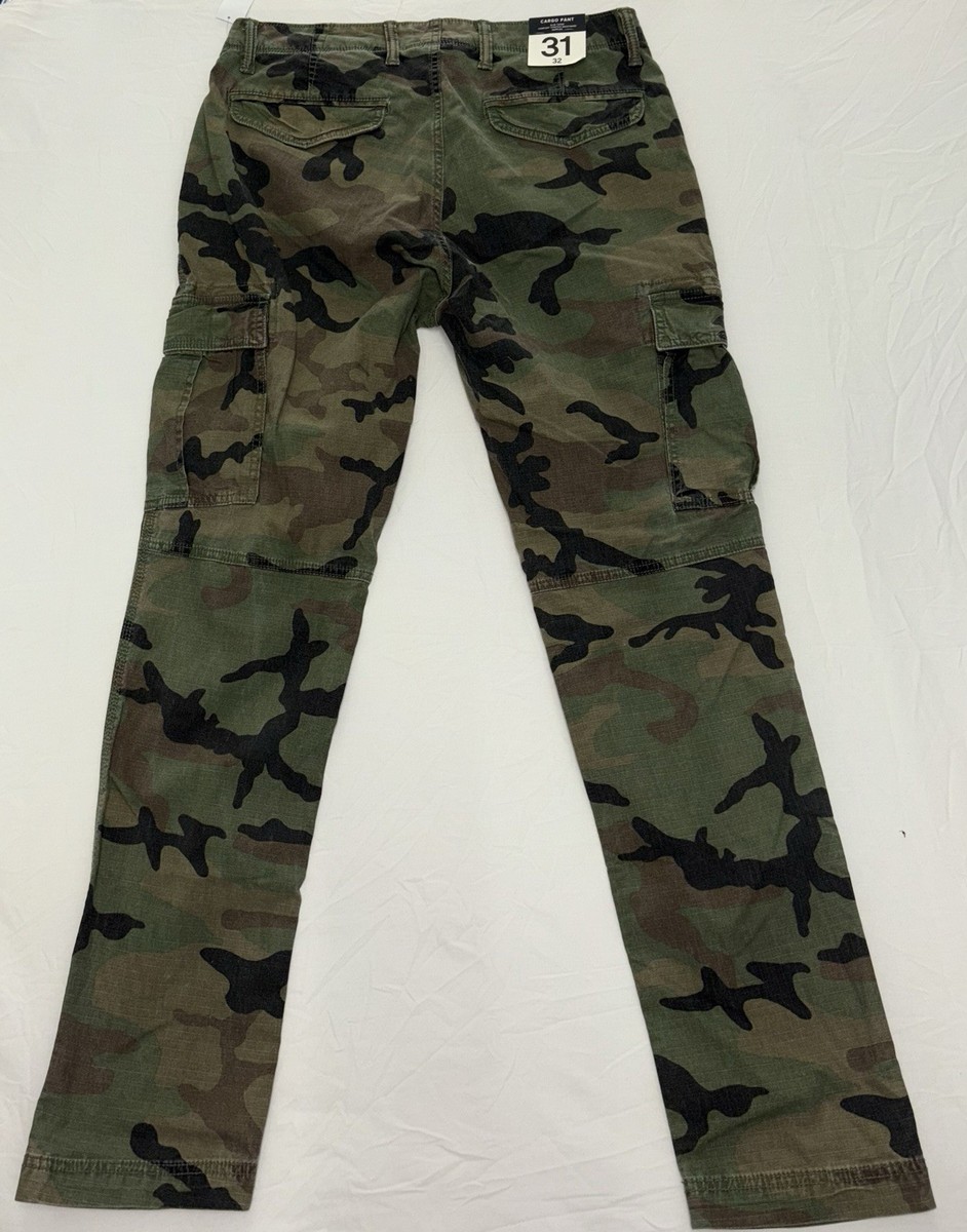Gap Green Camo Cargo Military Utility Pants Size 31/32 | eBay