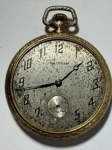 Antique Waltham 7 jewel  Pocket watch 21780165 Star watch Co. case