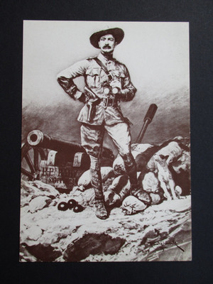 AK Oberst Robert Baden-Powell Verteidiger von Mafeking Pfadfinder Foto 1900