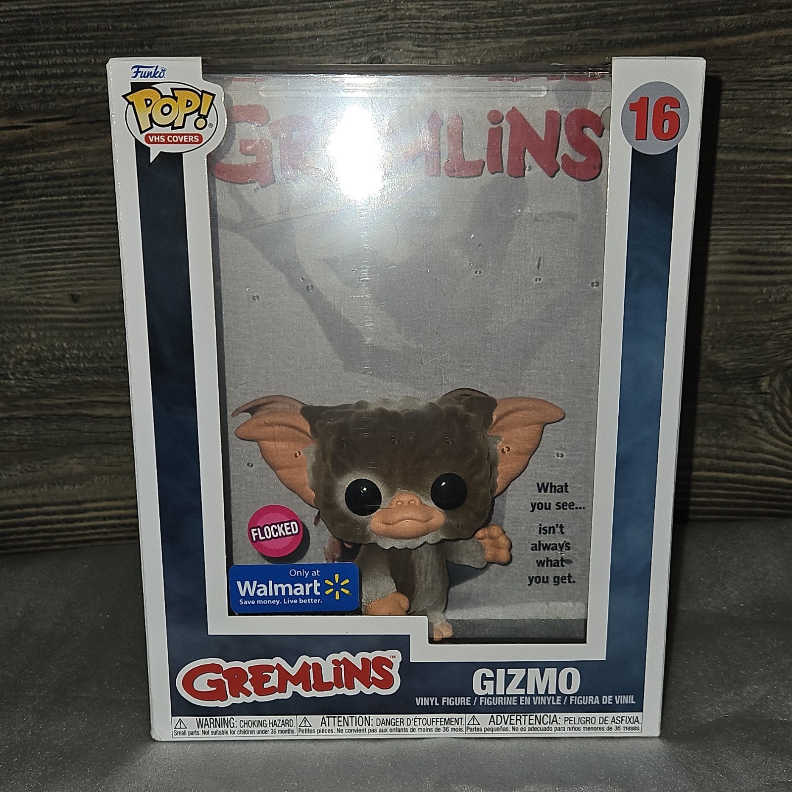 Funko Pop! VHS Covers Gremlins Gizmo Flocked Walmart Exclusi
