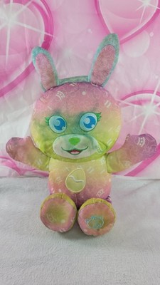 Tomy Doodle Bear Easter Egg Bunny Rabbit Pink 16  Plush Multicolor 