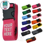 Personalised Embroidered Name Luggage Strap Strong Extra Safety Adjustable