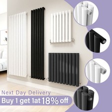 Designer Horizontal Vertical Oval Column Radiator Central Heating Rads All Sizes