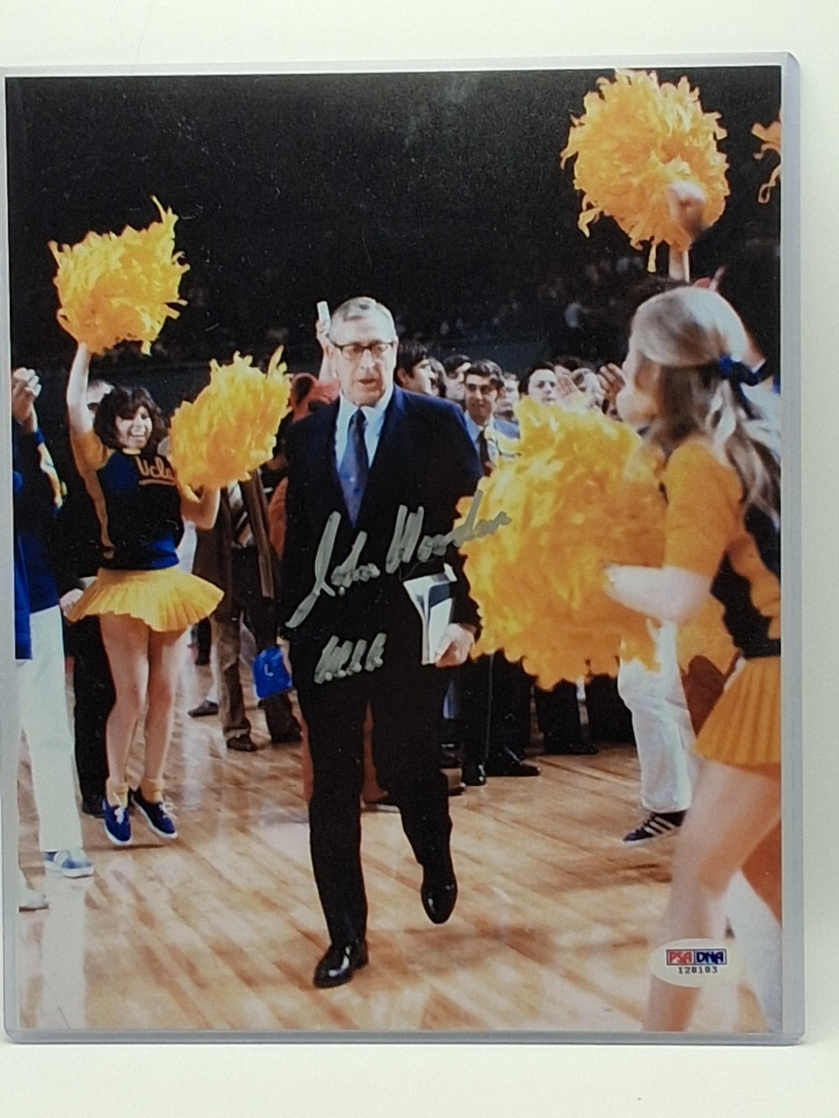 John Wooden Autographed Signed 8x10 Autograph PSA/DNA Pre-owned 