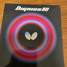 Butterfly Table Tennis Rubber Dignics 80 Black Indoor Sports Goods High Tension