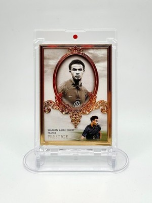 Warren Zaïre-Emery 2024 Futera Unique Prestige Gold Frame /10 PSG