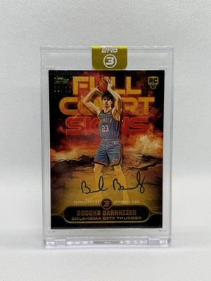 2025-26 Topps Three #FS-BB Autograph Full Court Signs Brooks