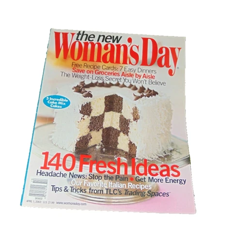 Womans Day Magazine April 2003 140 FRESH IDEAS