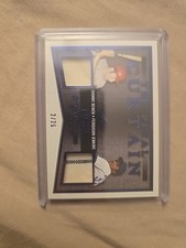 2019 Leaf In The Game Used Sports - The Final Curtain Dual Relics Johnny Bench,
