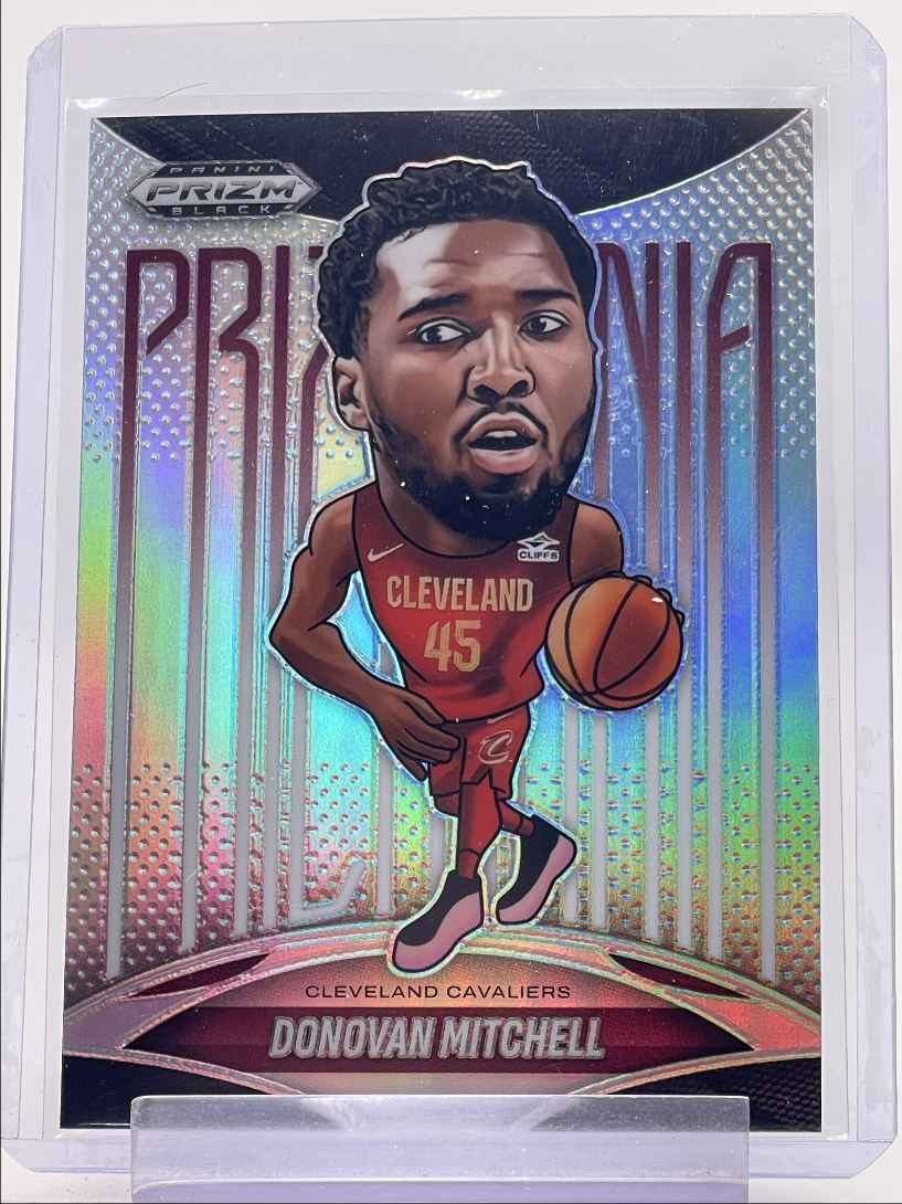 DONOVAN MITCHELL 2024-25 PANINI PRIZM BLACK PRIZMANIA SILVER SSP Q2045