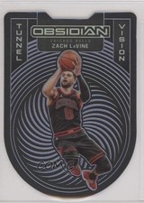 2020-21 Panini Obsidian Tunnel Vision Electric Etch Purple 69/75 Zach LaVine g2e